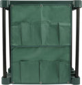 Garden Tool Storage Rack Lightweight Construction Farm Tool Organizer Complete with Slots and Brackets Garden Tools Ideal for Garden Sheds(Dark Green)
