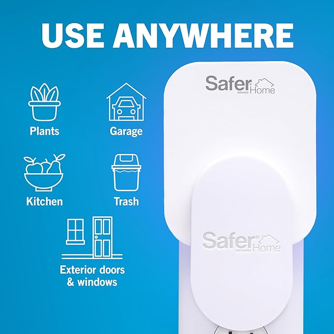 Safer Home Indoor Plug-in Fly Trap - SH502-2R4SR - Effective Fruit Fly Traps for Indoors, Gnat Traps for House Indoor, 400 Sq Ft Protection - Style: 2 Devices + 4 Glue Cards