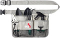 UNCO- Adjustable Gardening Belt, Light Gray, 7 Pockets, Wear Resistant, Cut Resistant, Water Resistant, Garden Tool Belt Pouch, Waist Apron with Pockets