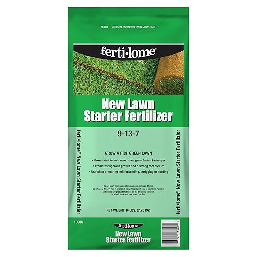 Fertilome (13906) New Lawn Starter Fertilizer 9-13-7 (16 lbs.)