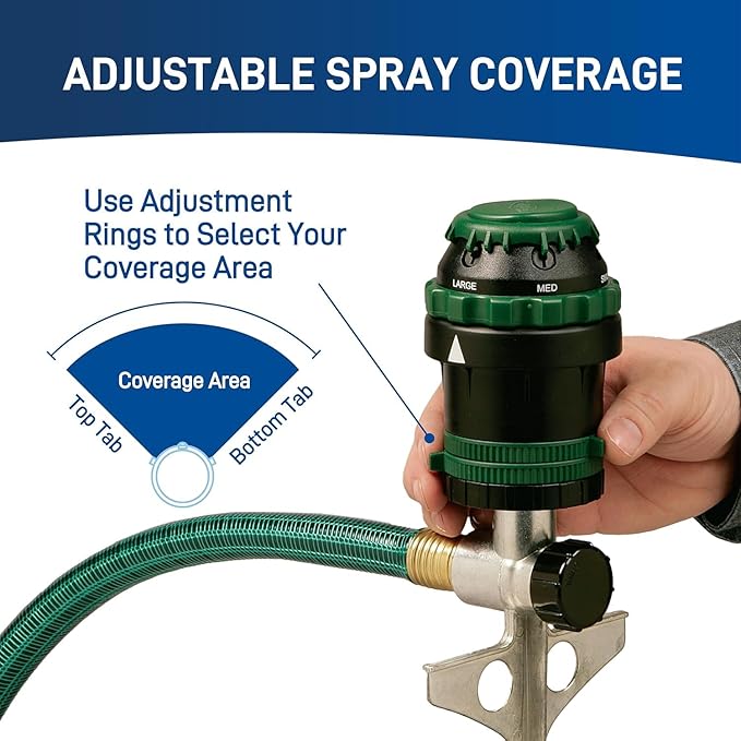 4-Pack H2O-6 Gear Drive Sprinkler - Versatile Gear Drive for Efficient Lawn Watering (4-Pack H2O-6 Gear Drive Sprinkler)