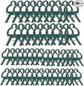 60PCS Garden Plant Supports Clips, 2 Sizes Adjusting Reusable Plant Clips for Supporting Stems of Flower Vine Vegetables Tomatoes Climbing