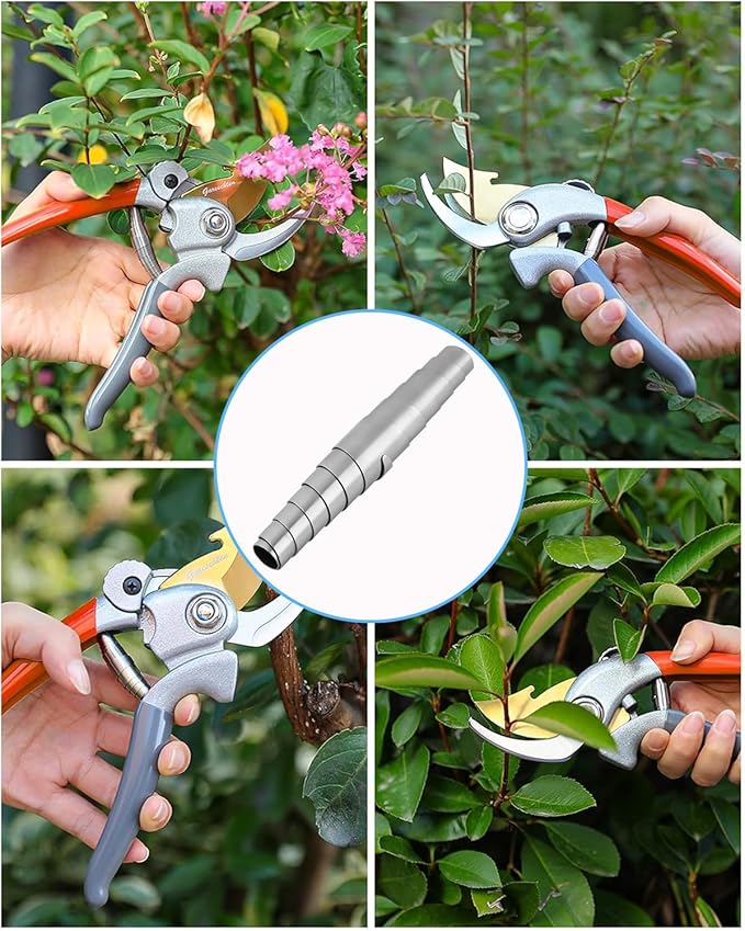 Replacement Springs for Hand Pruners, 6cm Standard Fitting Stainless Steel Heavy Duty Volute Spring for Pruners Models, Pruning Shears Springs, Spring Scissors Parts & Accessories (Silver, 7)
