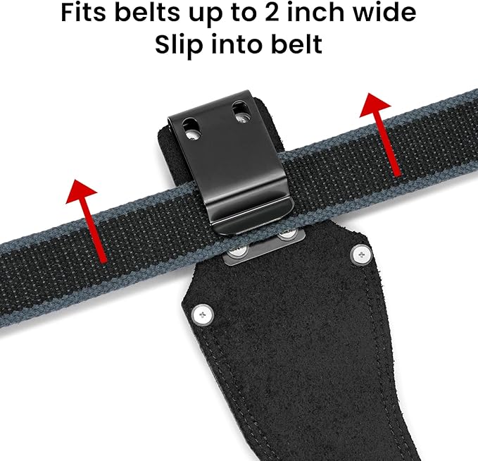 Garden Pruner Sheath,Pruner Tool Holster,Premium Genuine Leather Pruner Holster Protective Case for Garden Pruning Snips and Clippers