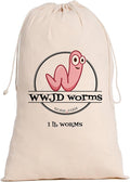 Red Wigglers Composting Worms - 1lb Red Worms for Composting - Use on Worm Castings for Plants, Garden, Worm Farm & Compost Starter, Easy to Manage