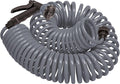 Orbit 27560 Coil Garden Hose, 50 Feet, with 8-Pattern Hose Nozzle (Gray)