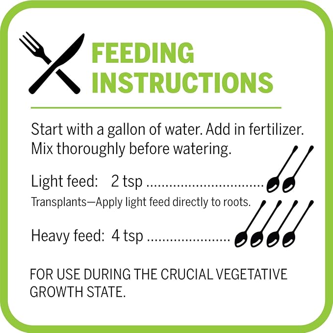 Mother Earth LiquiCraft Grow 4-3-3 Liquid Plant Fertilizer For Vegetative Plants, Flowers And Tomatoes, Gallon