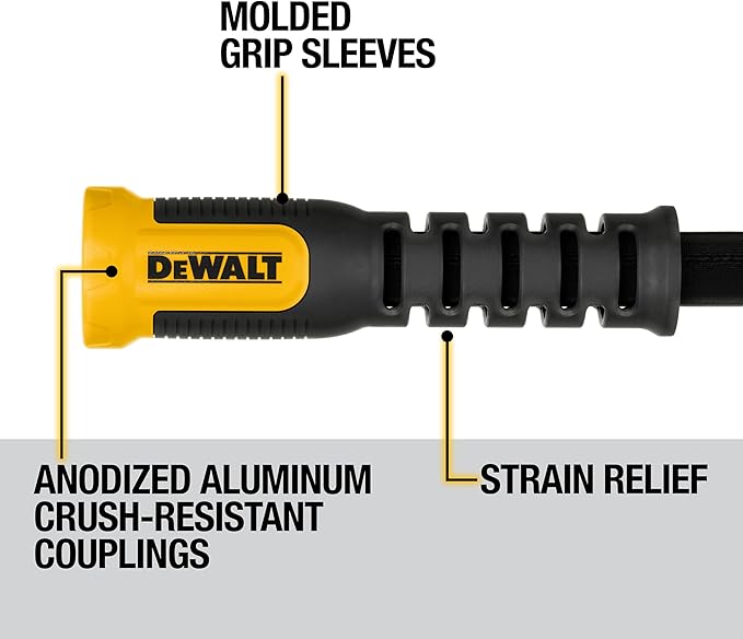 DEWALT 100 ft x 5/8 in Heavy-Duty Professional Grade Fabric Garden Hose - DXMH3304