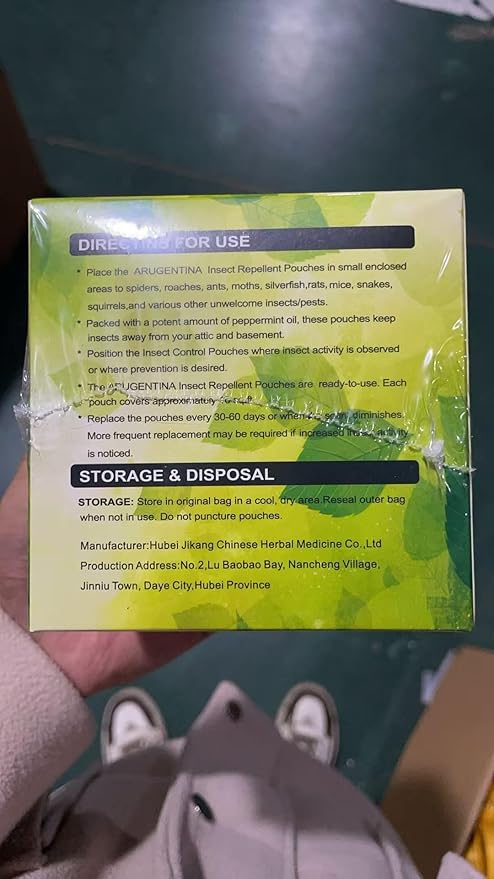 Rodent Mice Repellent Bags, Peppermint Oil to Repel Mice Rats, Rodent Mouse Repellent for House Car Basement Garage Boat Barn, Natural Ingredients Rat Repellent Bags(15)