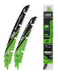 Pruning Blades Reciprocating Saw Blade 7"+9"- Curved Edge Wood Pruning Saw Blades 6TPI for Tree Trimming,Wood Cutting,Reciprocating Saw Blades Set(2 Pack)