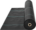 VEVOR Weed Barrier Fabric, Heavy Duty 4x100FT 5.8oz Woven Landscape Fabric, Garden Fabric Weed Barrier, Weed Control Fabric Ground Cover, Geotextile Fabric for Landscaping, Weed Block Gardening Mat