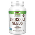 NOW Foods, Broccoli Seeds For Sprouting, Non-GMO Project Verified, 4 Ounces