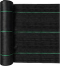 6ftx300ft Garden Landscape Fabric Weed Barrier Fabric Heavy Duty,Weed Blocker Fabric, Geotextile Fabric Under Gravel,Garden Tarp to Prevent Weeds, Landscaping Fabric, Driveway Fabric