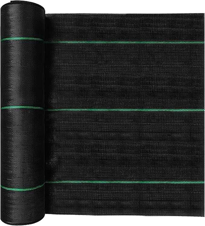 6ftx300ft Garden Landscape Fabric Weed Barrier Fabric Heavy Duty,Weed Blocker Fabric, Geotextile Fabric Under Gravel,Garden Tarp to Prevent Weeds, Landscaping Fabric, Driveway Fabric