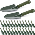 Yaocom 24 Pcs Garden Shovel Trowel Gardening Hand Tools Small Hand Shovels for Digging Metal Trowel Spade with Plastic Handle Anti Slippery for Lawn Yard Home Farm Planting