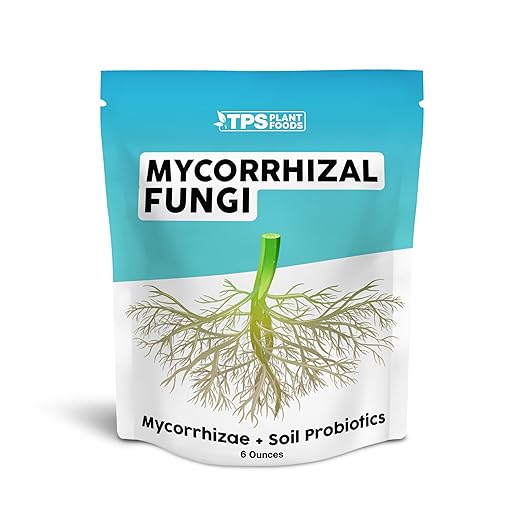 TPS NUTRIENTS Mycorrhizal Fungi for Plants, Mycos for Transplanting and for Established Plants, Contains Mycorrhizae and Soil Probiotics (6 Ounces)