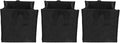 Fafeicy Plant Container 3Pcs Plant Growing Bag with Handles Black Square Felt Vegetable Fruit Flower Grow Container Garden Supplies ((5 gallons) 23.5 * 23.5 * 25)