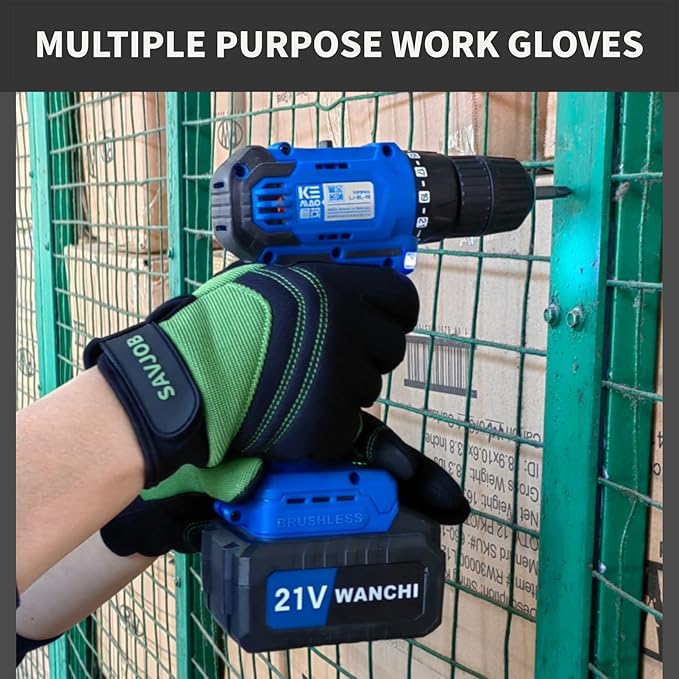 Safety Work Gloves for Men&Women,Utility Working Gloves,Mechanic Gloves,Yard Work Gloves,Performance Fit,Touchscreen