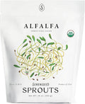 Organic Alfalfa Sprout Seeds (16 oz) – Non-GMO, Heirloom Seeds for Sprouting and Microgreens