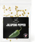 Jalapeno Pepper Seeds for Planting – 50 Medium Hot Jalapeno Seeds, 2500–8000 SHU, Non-GMO Heirloom, High Germination, Indoor & Outdoor Garden (Capsicum annuum)
