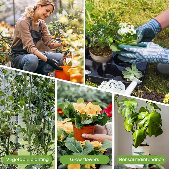 Stackable Monstera Plant Support Stakes for Indoor Outdoor Plants, Garden Accessories for Climbing Potted Plants, Plant Sticks for Vine Training Stem Stabilization (5pcs)