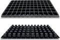 Gardzen 10 Pack 72 Cell Seed Starter Trays, 1.75" Deep Plug Tray for Seedlings, Thick Seedling Trays with Drainage Holes, Fit Standard 1020 Drip Tray