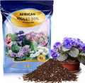African Violet Potting Soil Mix 4qt, Pre-Mixed Acid Soil Ideal for African Violets to Ensure Optimal Nutrient Uptake and Vibrant Blooms