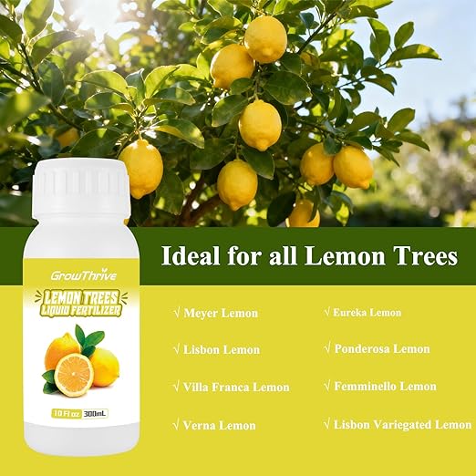 Lemon Tree Fertilizer - Orange, Lemon, Lime, Mango, Avocado - Ideal Micronutrients Plant Food for Tropical Fruit Trees to Grow More Fruit - Garden-Growing Miracle Nutrients, 10 oz