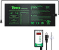 iPower 10"x20.75" Seedling Heat Mat and Digital Thermostat Combo Set, Warm Hydroponic Heating Pad for Germination, Indoor Gardening, Greenhouse
