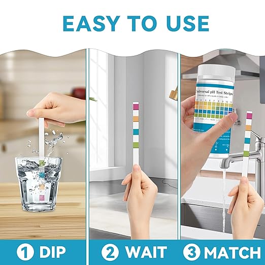 pH Test Strips (0-14 Range) – 200pcs Universal Litmus Paper for Water, Pools, Kombucha, Food & Soap Making