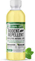 Mighty Mint Peppermint Oil Rodent Repellent Concentrate – Natural Indoor & Outdoor Control for Mice and Rats – Plant-Based, Extra-Strong Formula - 16 oz
