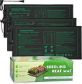 NAMOTEK Seedling Heat Mat, 10" x 20.75" Waterproof Plant Heating Mat, Warm Hydroponic Heating Pad for Indoor Home Gardening Seed Starter,Germination, Greenhouse