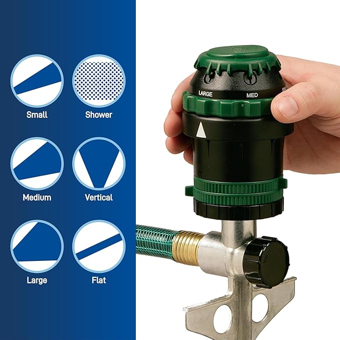 2-Pack H2O-Six® Gear-Drive Sprinkler on Metal T Spike