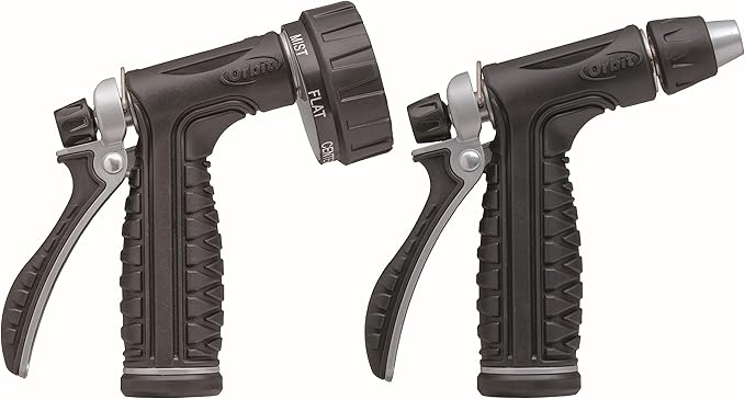 Orbit 26814 Pro Flo Metal Rear Trigger Hose Spray Nozzles Dual Pack