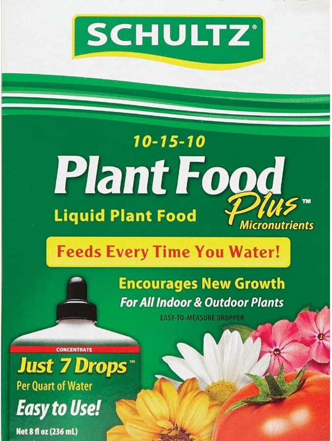 Schultz SPF45170 Purpose Liquid Plant Food 10-15-10, 8 oz. Universal