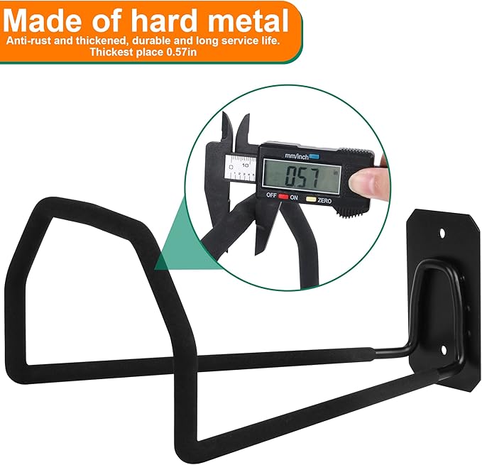 300 ft Garden Hose Holder - Oversized Hose Hanger Wall Mount Water Hose Holders for Outside, Extra Heavy Duty Hose Rack for Garden Hose Storage and Extension Cords