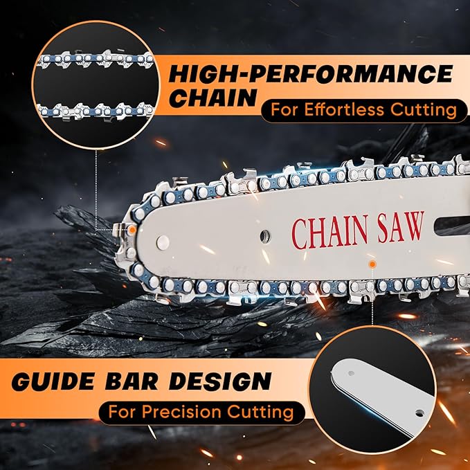 Saker Mini Chainsaw|6 Inch Chainsaws[2025 Upgraded]|Mini Cordless Electric Chain Saw|Small Handheld Portable Chain Saws Battery Powered Saw for Tree Trimmer and Garden