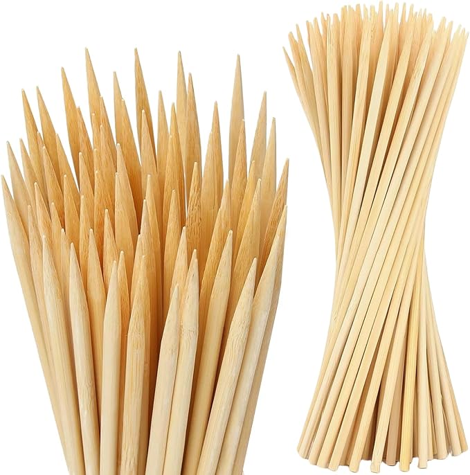 100 PCS 3FT Bamboo Plant Stakes, 6.3mm Thick – 36 Inch Bamboo Sticks for Indoor & Outdoor Plants – Garden Plant Support Stakes for Tomato, Beans, Climbing Plants & More