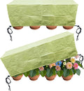 EJW Planter Cover, Plant Covers Freeze Protection,2 Pack 39.3"*17.7"x15.7" Planter Covers for Winter, Frost Cloths for Outdoor Plants, Raised Bed Covers for Winter.