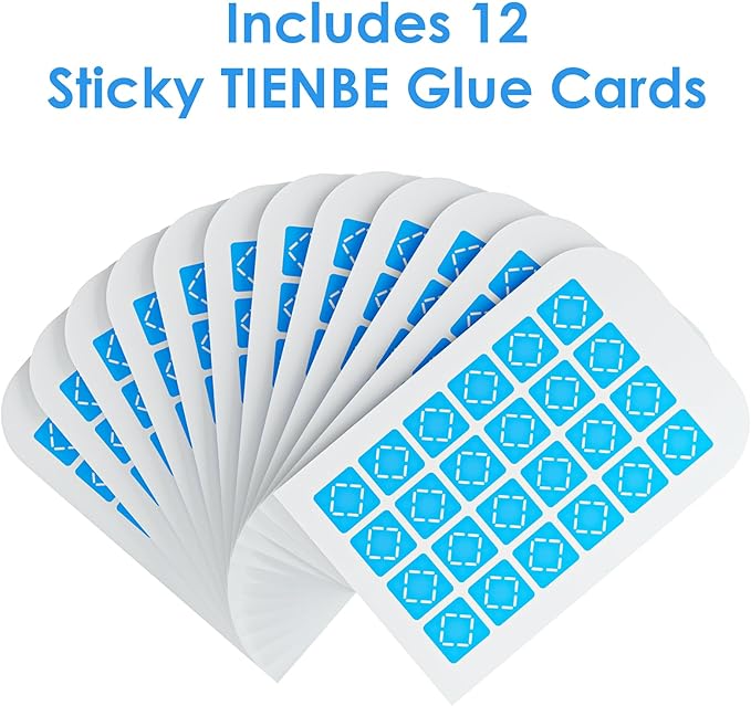 12 Pack Magnetism Glue Cards TIENBE Indoor Plug-in Fly Trap Refill Pack for TIENBE Indoor Fly Trap