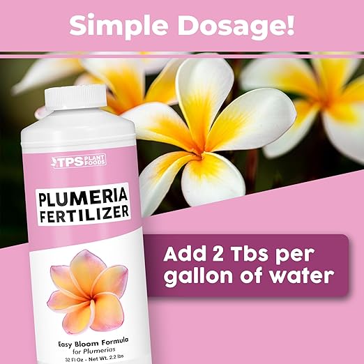 Plumeria Fertilizer for All Frangipani and Tropical Plants, Liquid Plant Food, 32 oz (1 Quart)