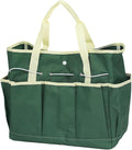 BLIRITEL Garden Tool Organizer,Waterproof Garden Tool Tote Bag with 8 Side Pockets,Outdoor Gardening Tool Storage Bag and Home Organizer for Gardener,Pottery,Electrician and Repairman