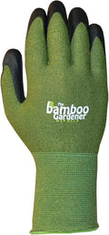 Bellingham® Bamboo Gardener™ Gloves - Large - Nitrile Palm - Green