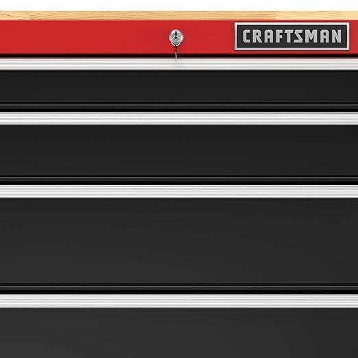 CRAFTSMAN Garage Storage Cabinet, Metal, Freestanding, 5-Drawers (CMST22602RB)