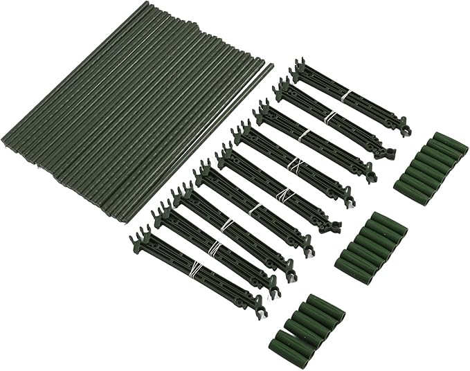 Zerone Tomato Cage, Sturdy Tomato Plant Stakes Support Cages, for Robust Growing, Adjustable Stakes with Multifunctional Usage and Easy Assembly, Suitable for Indoor and Outdoor (120cm)
