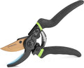 WORKPRO 8.5" Bypass Pruning Shears, Professional Garden Shears with Sharp SK5 Blade, Garden Clippers, Hand Pruner for Branches, Flowers, Fruits, Plants, Bonsai, Effortlessly Prunes 3/4" Branches