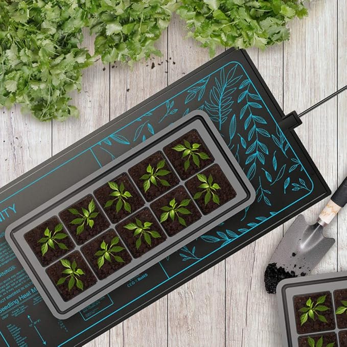 AC Infinity SUNCORE A5, Waterproof Seedling Heat Mat 20" x 20.75" MET & UL-Certified Heating Pad for Indoor Gardening, Hydroponics, Germination, Cloning