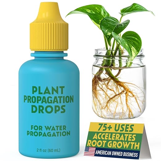 Rooting Drops for Plant Propagation | for Faster, Stronger Roots & Less Shock | Propagation Drops for Water, Soil, Moss, & More! Supports Plant Health During Repotting | for All Your Props & Cuttings