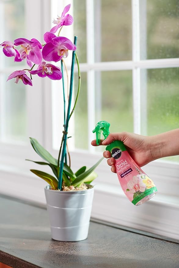 Miracle-Gro Ready-To-Use Orchid Plant Food Mist, 8 oz., Orchid Food Feeds Plants Instantly, 2-Pack