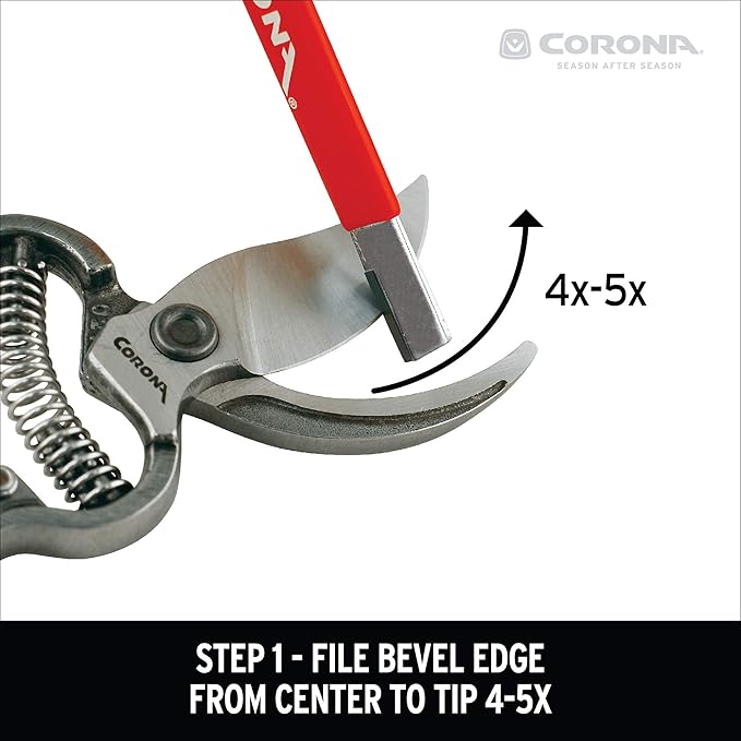 Corona Tools Handheld Garden Tool Sharpener– Blade Sharpener for Pruning Shears,Loppers,Hedge Clippers & More,(Pack of 12)